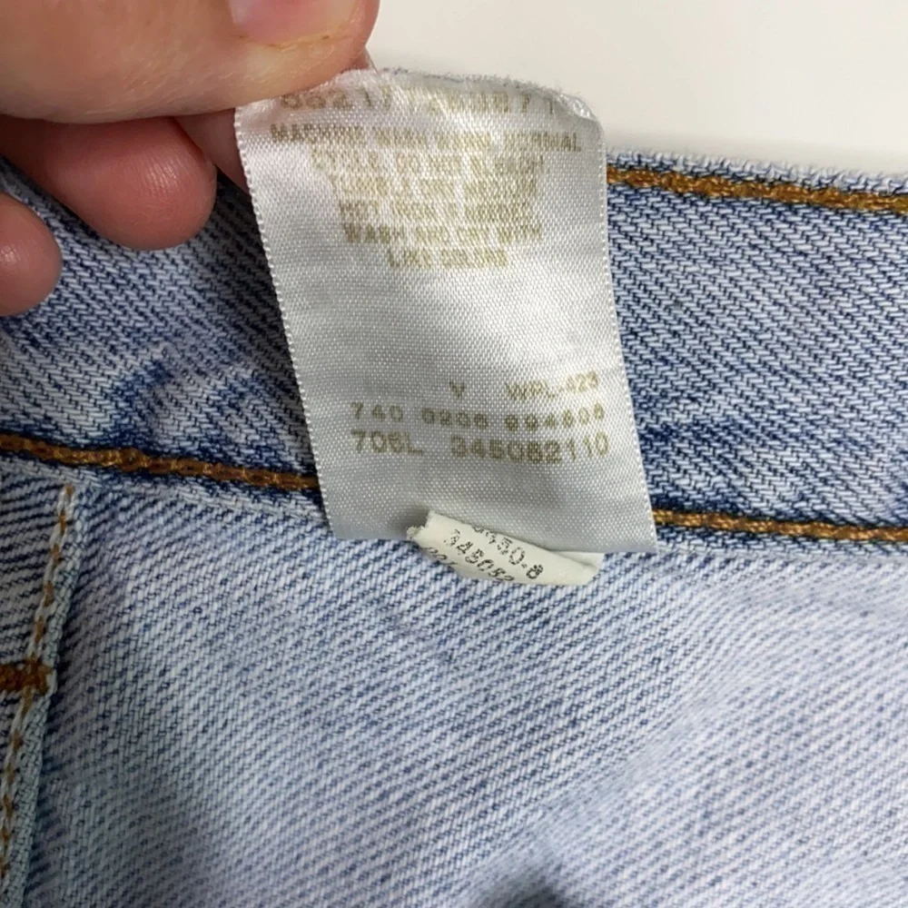 Levi's 505 Light Wash Button Fly Shorts Size W36 Regular Fit